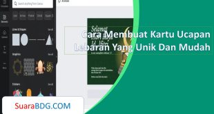 Cara Membuat Kartu Ucapan Lebaran Yang Unik Dan Mudah