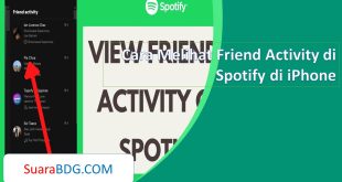 Cara Melihat Friend Activity di Spotify di iPhone