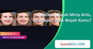 Aplikasi Wajah Mirip Artis
