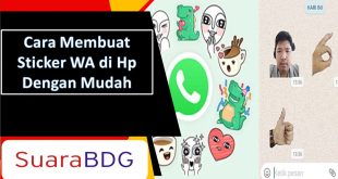 Cara Membuat Sticker WA di Hp Dengan Mudah